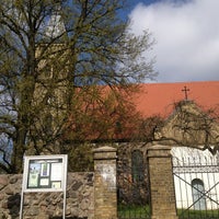 Photo taken at Kirche Schönfließ by Christian H. on 4/12/2014