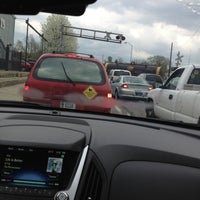 Photo taken at Railroad Crossing - New York &amp;amp; Pine by Dawn A. on 4/18/2013