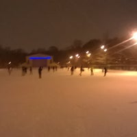 Photo taken at Каток в Парке Победы by Antonina on 1/26/2016