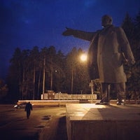 Photo taken at Памятник Ленину by Anton G. on 10/4/2013