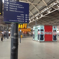 Photo taken at Leeds Railway Station (LDS) by Emma Louise B. on 4/23/2013