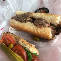 Photo taken at Portillo&amp;#39;s Hot Dogs by Jonathan T. on 1/29/2019