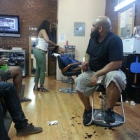 Photo taken at Nelson&amp;#39;s Barbershop by Lori L. on 7/19/2013