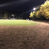 Photo taken at Lower Woodland Athletic Fields &amp;amp; Courts by Chris H. on 10/3/2017