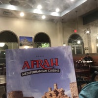Photo taken at Afrah Mediterranean Restaurant &amp;amp; Pastries by Ashwaq H. on 5/4/2019