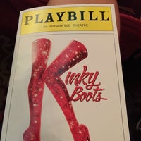 Photo taken at Kinky Boots at the Al Hirschfeld Theatre by Alfonso P. on 7/25/2015