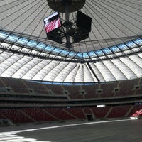 Photo taken at PGE Narodowy by Robert G. on 4/21/2013