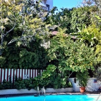 Photo taken at Chateau Marmont Pool by Hannah C. on 3/20/2013