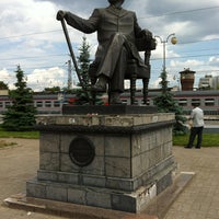 Photo taken at Памятник Савве Мамонтову by Kelarelena on 6/8/2013