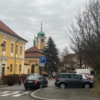 Photo taken at Vinořské Náměstí by David P. on 12/24/2023