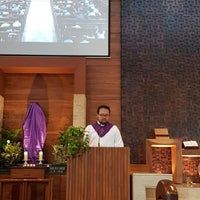 Photo taken at Gereja Katolik Regina Caeli by AudRey F. on 4/7/2019