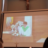 Photo taken at Gereja Katolik Regina Caeli by AudRey F. on 9/15/2019