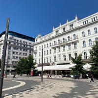 Photo taken at Vörösmarty tér by Marina L. on 7/14/2023