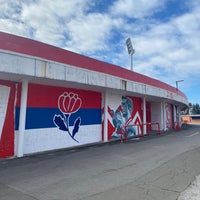Photo taken at Rajko Mitić Stadium by Marina L. on 3/12/2024