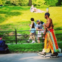 Photo taken at Central Park Dance Skaters Association (CPDSA) — Free Roller Skating Rink by Juliano B. on 6/16/2014