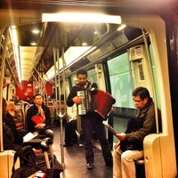 Photo taken at Métro Campo-Formio [5] by Romdhan F. on 12/3/2013