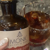 Photo taken at Monk Coffee &amp;amp; More by Esra T. on 7/10/2018