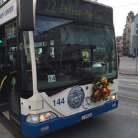 Photo taken at Löwenplatz by Alex J. M. on 2/14/2015