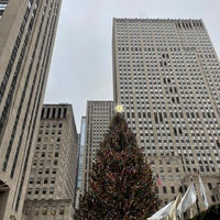 Photo taken at Rockefeller Center Christmas Tree by Annie K. on 12/28/2023