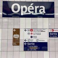 Photo taken at Métro Opéra [3,7,8] by 𝚝𝚛𝚞𝚖𝚙𝚎𝚛 . on 4/27/2024