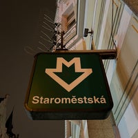 Photo taken at Metro =A= Staroměstská by 𝚝𝚛𝚞𝚖𝚙𝚎𝚛 . on 12/8/2023