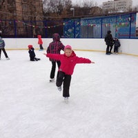 Photo taken at Каток «Снеговик» by Danila K. on 4/14/2014