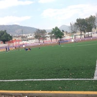 Photo taken at Deportivo Juventino Rosas by JR C. on 11/15/2014