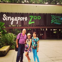 Photo taken at Tram Stop 2 @ Singapore Zoo by Erilou Marisse T. on 4/26/2013