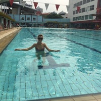 Photo taken at Jalan Besar Swimming Complex by Alyona S. on 3/18/2016