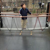 Photo taken at New Fort Greene Playground by Christine F. on 4/7/2013