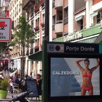 Photo taken at Métro Porte Dorée [8] by Renaud F. on 5/29/2014
