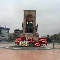 Photo taken at Taksim Square by Çağrı H. on 5/1/2015