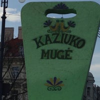 Photo taken at Kaziuko mugė by Denis on 3/8/2015