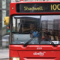 Photo taken at TfL Bus 100 by ᴡ D. on 1/3/2013