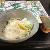 Photo taken at うどん屋 いけ麺 by ERION 1. on 5/3/2013