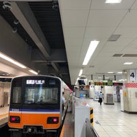Photo taken at Tobu Platforms 3-4 by え！ は. on 7/7/2021