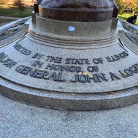 Photo taken at Gen. John Logan Horse Statue by Jessica L. on 11/6/2021