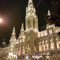 Photo taken at Rathausplatz by Svitlana J. on 12/21/2018