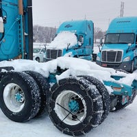 Photo taken at Gordon Trucking Drop Lot by feather in the wind E. on 1/8/2014
