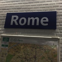 Photo taken at Métro Rome [2] by Tristan C. on 10/7/2018