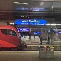 Photo taken at Wien Meidling Railway Station by Serkan C. on 1/23/2023
