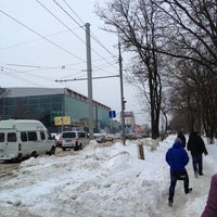 Photo taken at Площадь Советской Конституции by Julia M. on 2/5/2014