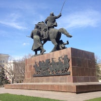 Photo taken at Памятник Первой конной армии by Marina S. on 4/14/2013