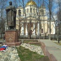 Photo taken at Памятник Александру Невскому by Сергей В. on 4/28/2014