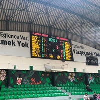 Photo taken at Ayhan Şahenk Spor Salonu by Uğur E. on 12/22/2019
