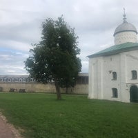 Photo taken at Крепость Изборск / Izborsk Fortress by Ульяна Г. on 7/31/2021