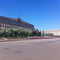 Photo taken at Площадь Ленина by Ivan B. on 5/11/2013