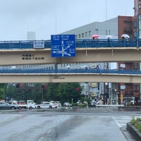 Photo taken at Iidabashi Bridge by takebo .. on 6/4/2021