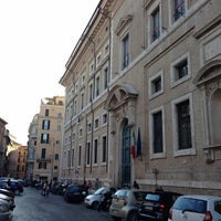 Photo taken at Piazza del Collegio Romano by Massimo O. on 4/14/2013