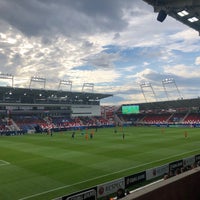 Photo taken at Bozsik-stadion by Kitti J. on 5/31/2021